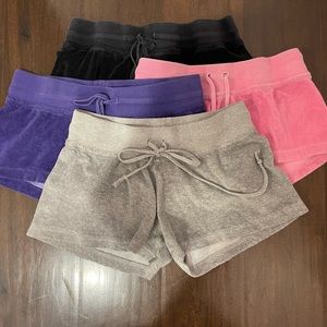 Junior Hard Tail Terry Shorts. Mediums and Small